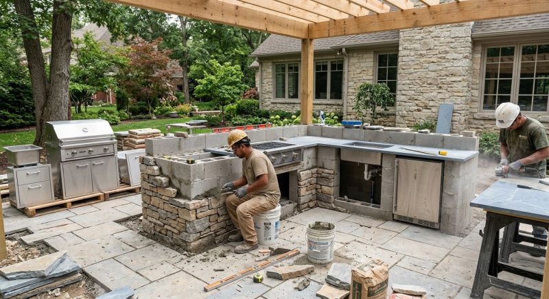Outdoor Kitchen Construction in North Charleston, SC