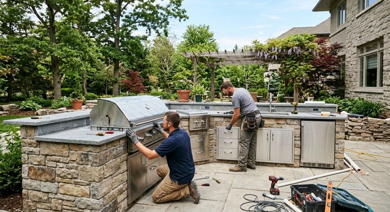 Outdoor Kitchen Installation in Santa Rosa, CA