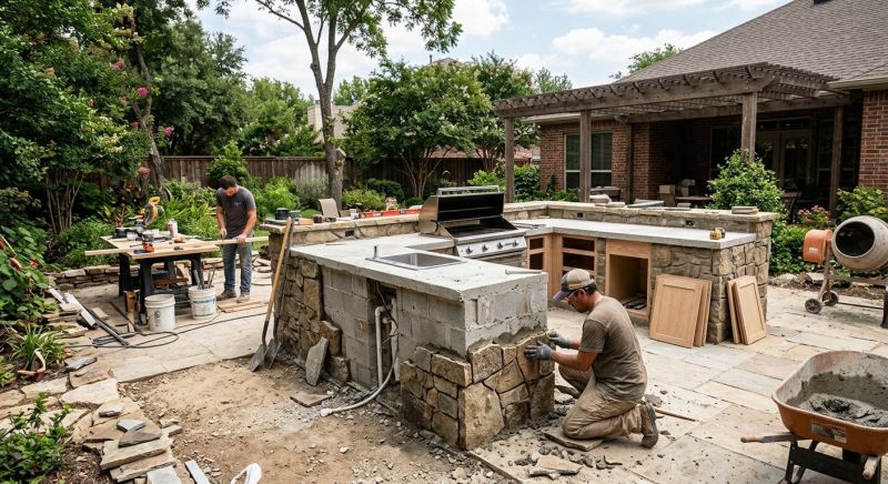 Outdoor Kitchen Renovation in Napa, CA