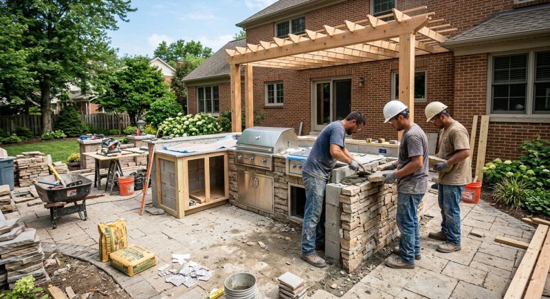Outdoor Kitchen Renovation in Summerville, SC